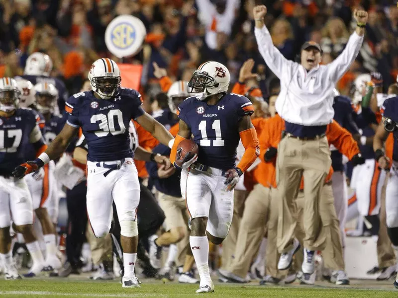 Auburn cornerback Chris Davis