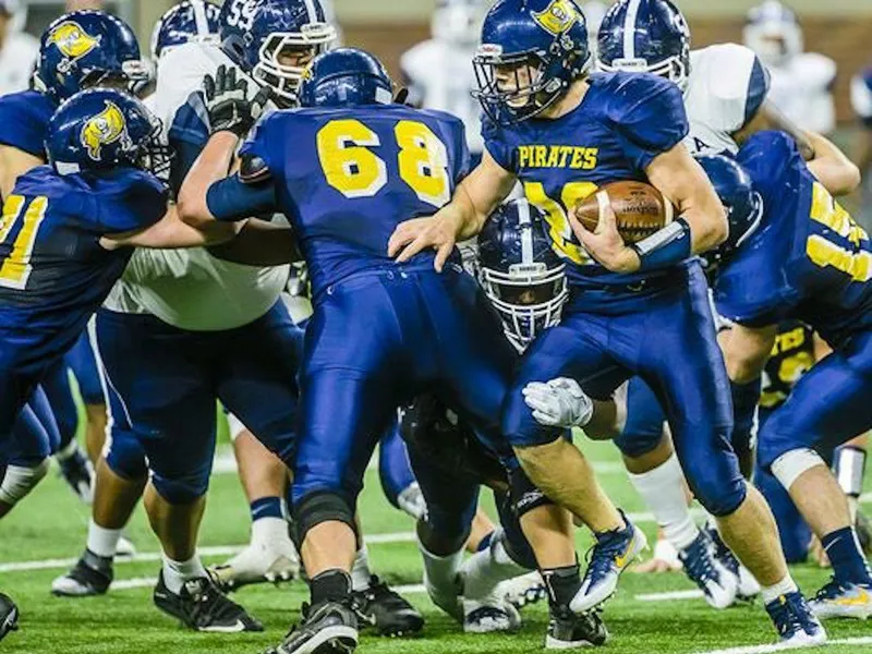 Pewamo-Westphalia High running back Jared Smith