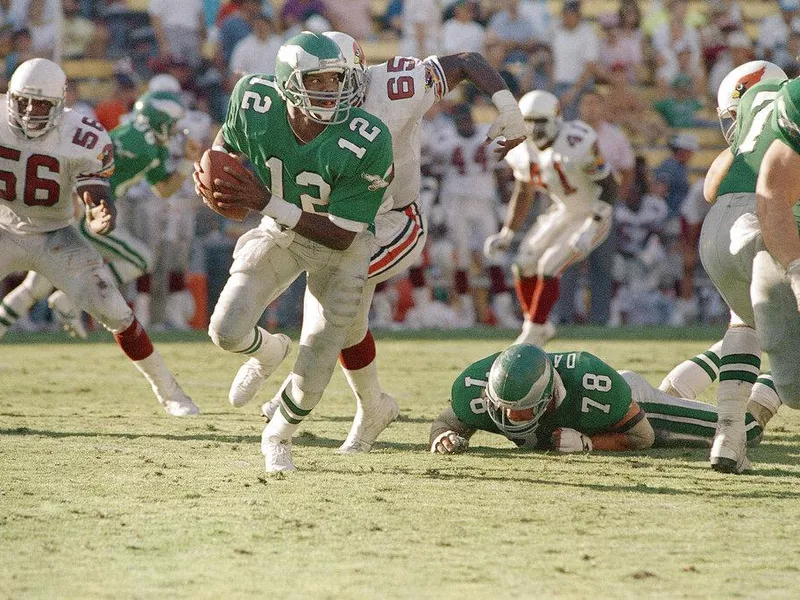 Philadelphia Eagles quarterback Randall Cunningham