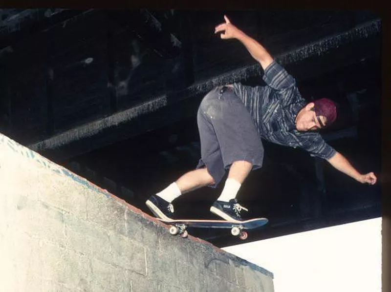 John Cardiel skating