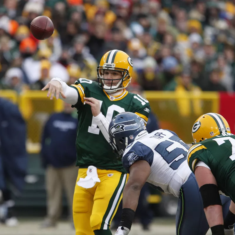 Matt Flynn in action against Seattle Seahawks