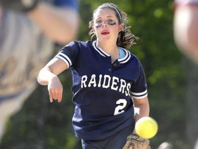 Fryeburg pitcher Hannah Hill