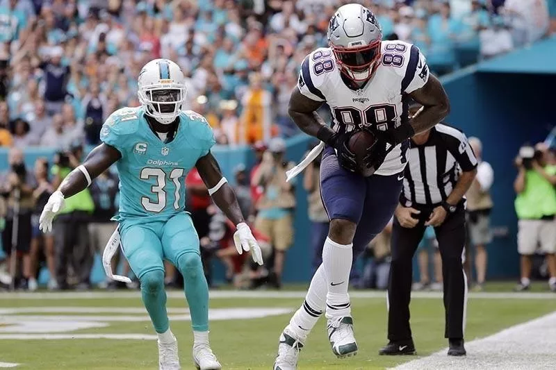 Martellus Bennett with New England Patriots