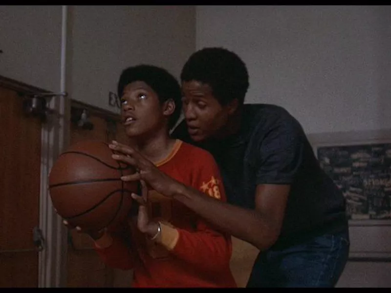 Laurence Fisburne, Jamaal Wilkes in Cornbread, Earl and Me