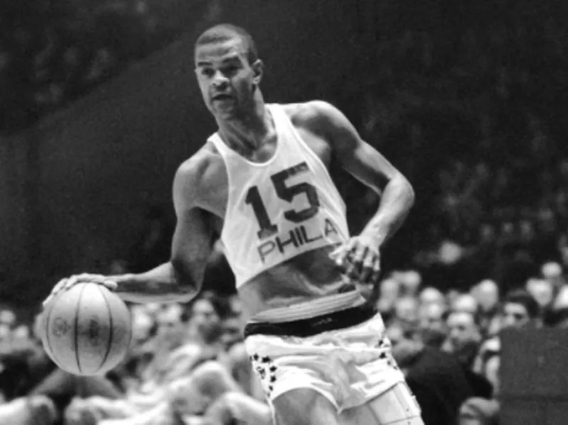 Hal Greer dribbling