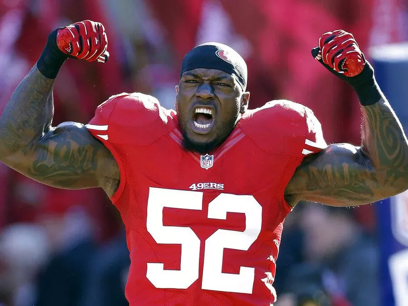 San Francisco 49ers linebacker Patrick Willis