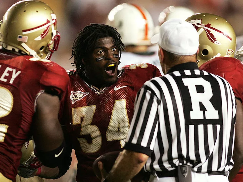 Florida State linebacker Ernie Sims