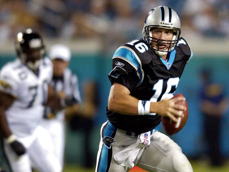 Carolina Panthers quarterback Chris Weinke