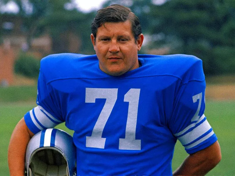 Detroit defensive tackle Alex Karras