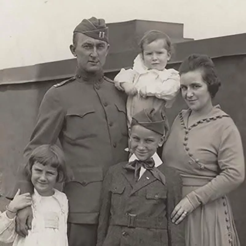 Ty Cobb and Family