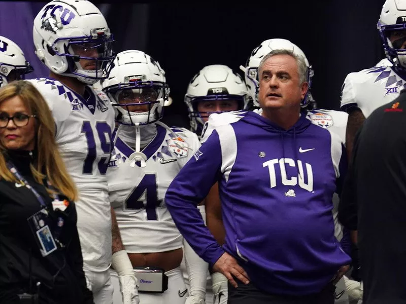 TCU head coach Sonny Dykes