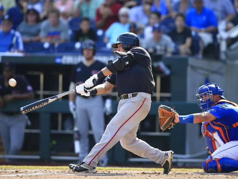 Texas Tech batter Eric Gutierrez