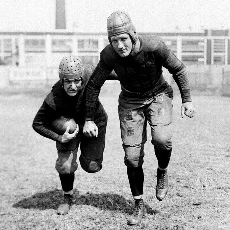 Red Grange and Bronko Nagurski