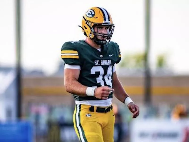 St. Edward linebacker Wyatt Gedeon