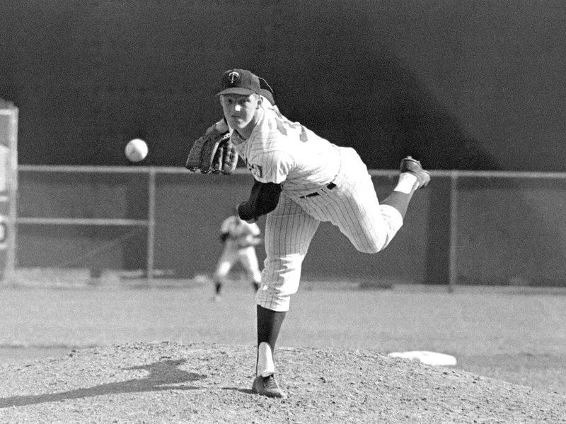 Minnesota Twins' pitcher Jim Kaat