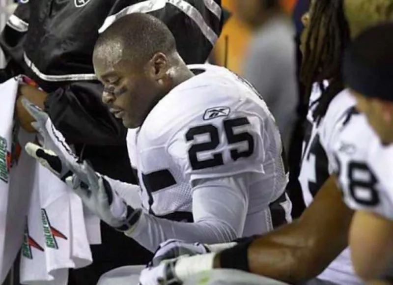 Charles Garner on the sidelines