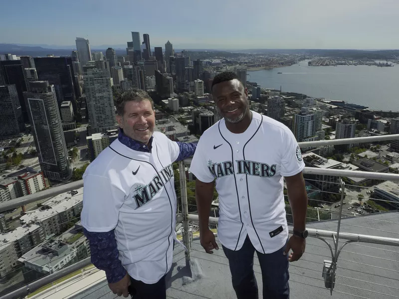 Edgar Martinez and Ken Griffey Jr.