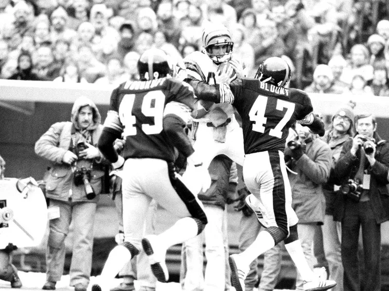 Cris Collinsworth, Ken Anderson, Mel Blount