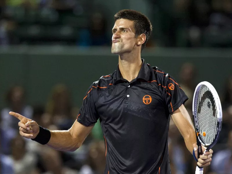 Novak Djokovic at the 2011 Sony Ericsson Open