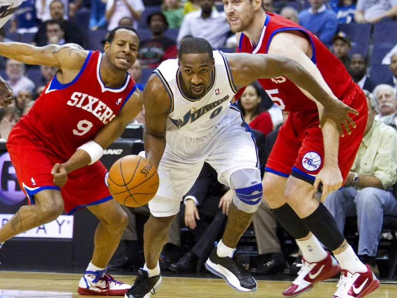 Washington Wizards guard Gilbert Arenas,