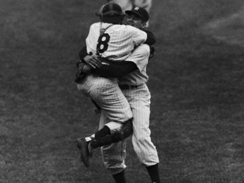 Yogi Berra and Don Larsen