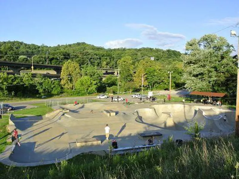 Skating at Wheeling Park in Wheeling, West Virginia