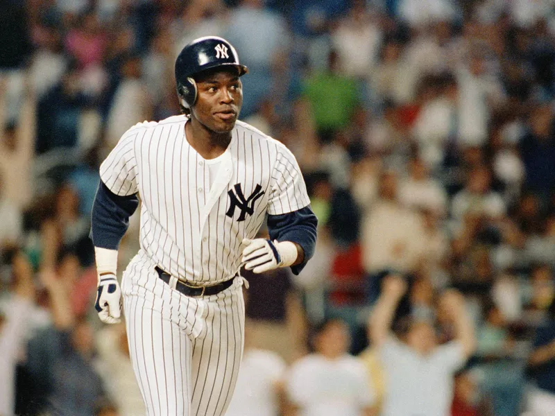 New York Yankees Mel Hall 1989