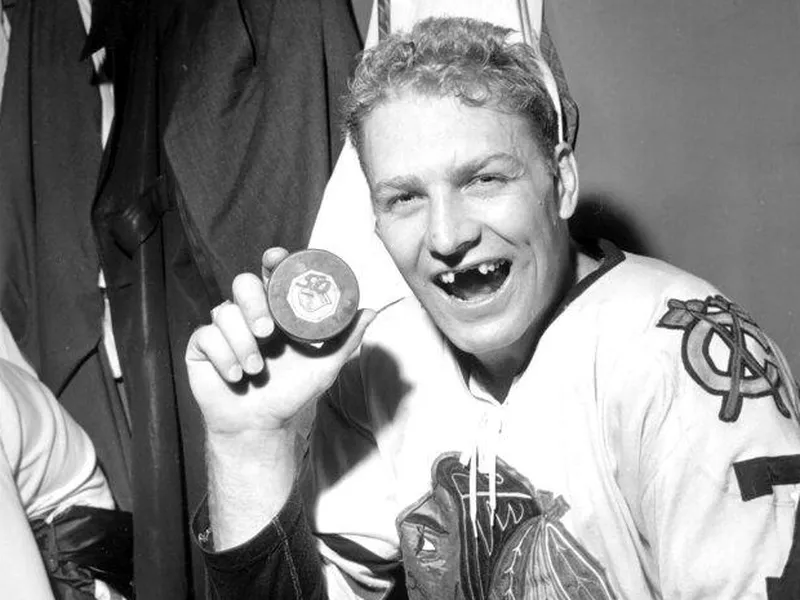 Bobby Hull of the Chicago Blackhawks