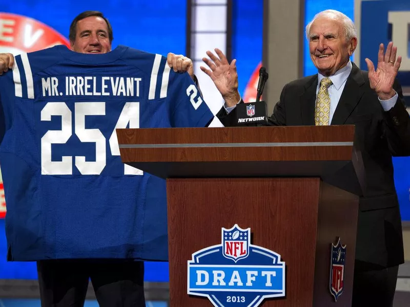 Mr. Irrelevant inventor Paul Salata in 2013