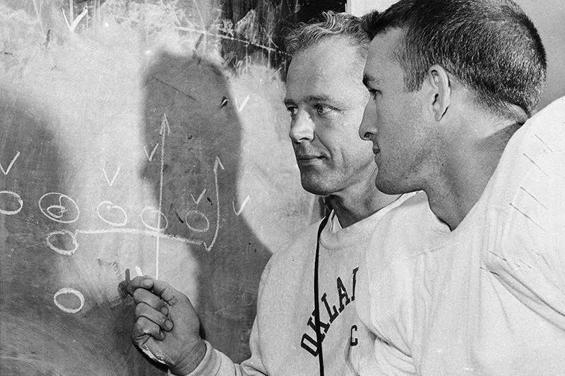 Oklahoma Sooners coach Bud Wilkinson