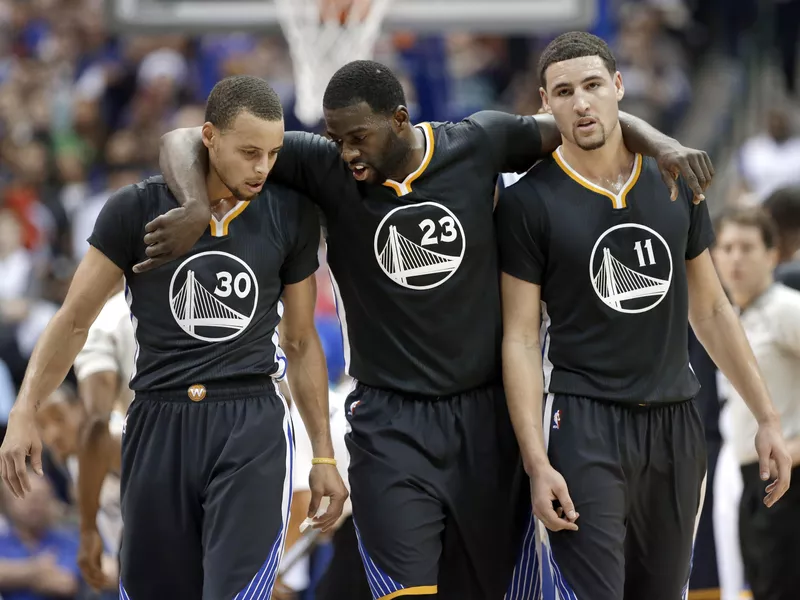 Stephen Curry, Klay Thompson, Draymond Green