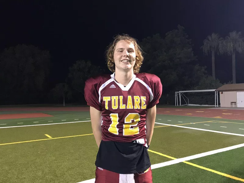 Tulare Union High QB Nathan Lamb