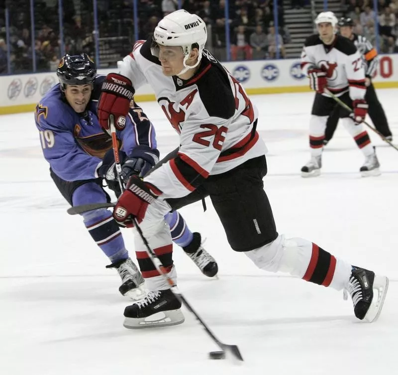 New Jersey Devils left wing Patrik Elias