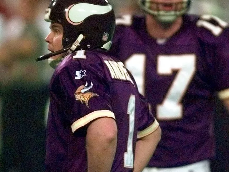 Minnesota Vikings kicker Gary Anderson