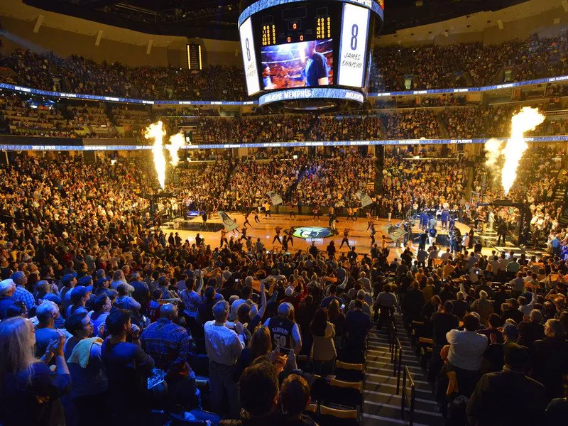 FedEx Forum. in Memphis