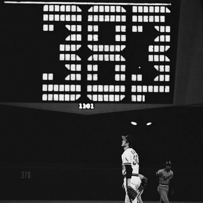 Nolan Ryan gets 383 strikeouts