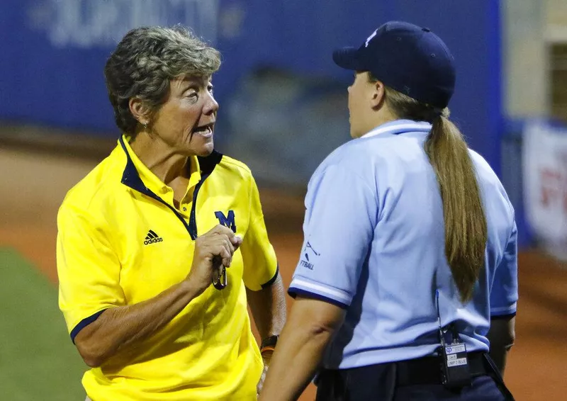 Michigan coach Carol Hutchins