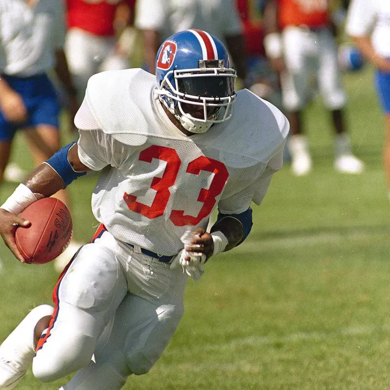 Denver Broncos' Dorsett in action