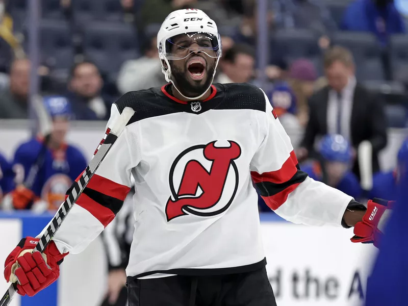 P.K. Subban reacts