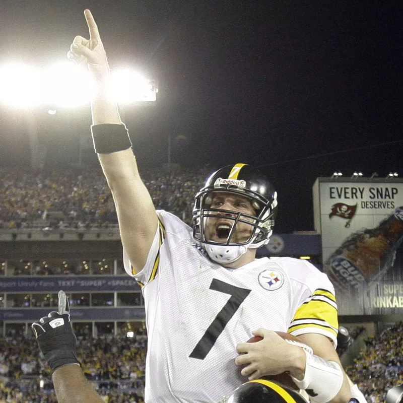 Ben Roethlisberger celebrating