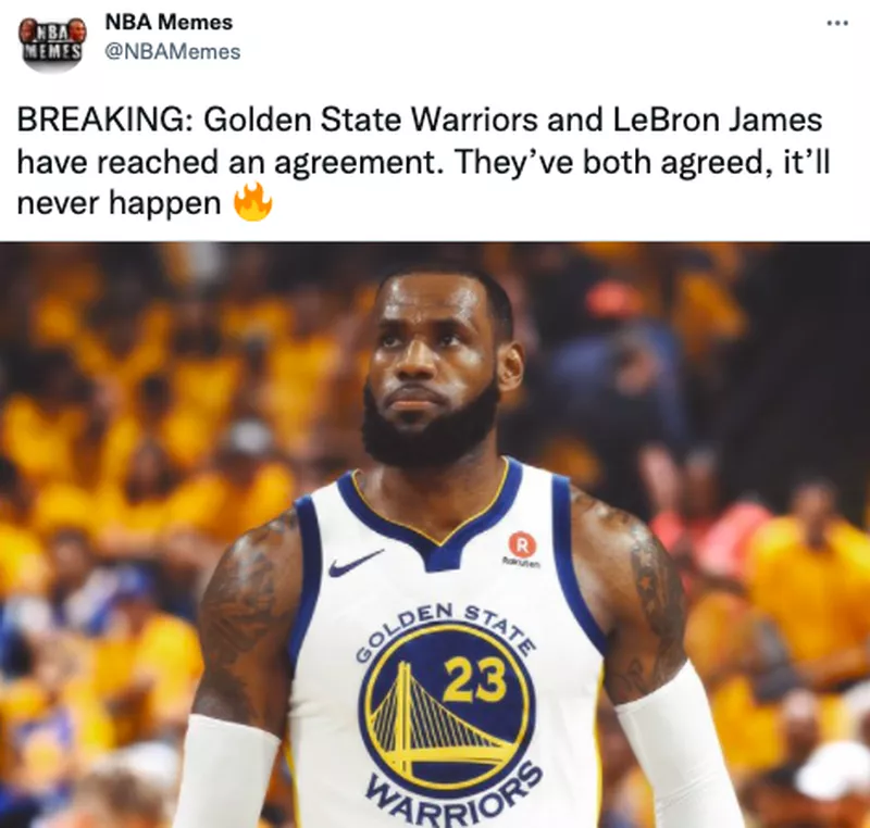 LeBron, Golden State Warriors