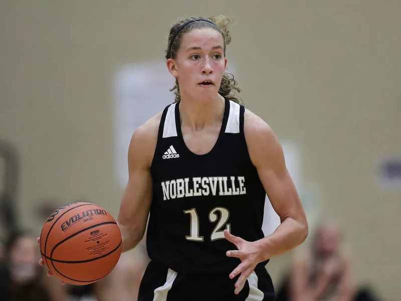 Former Noblesville High Guard Ashlynn Shade