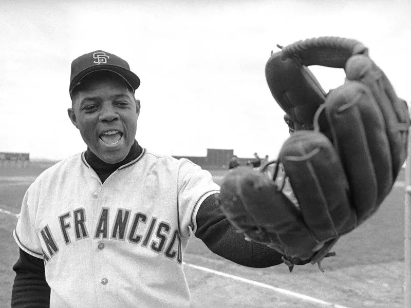 San Francisco Giants center fielder Willie Mays