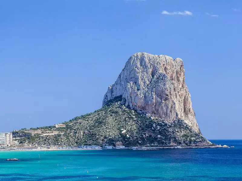 Peñon de Ifach in Calpe, Spain