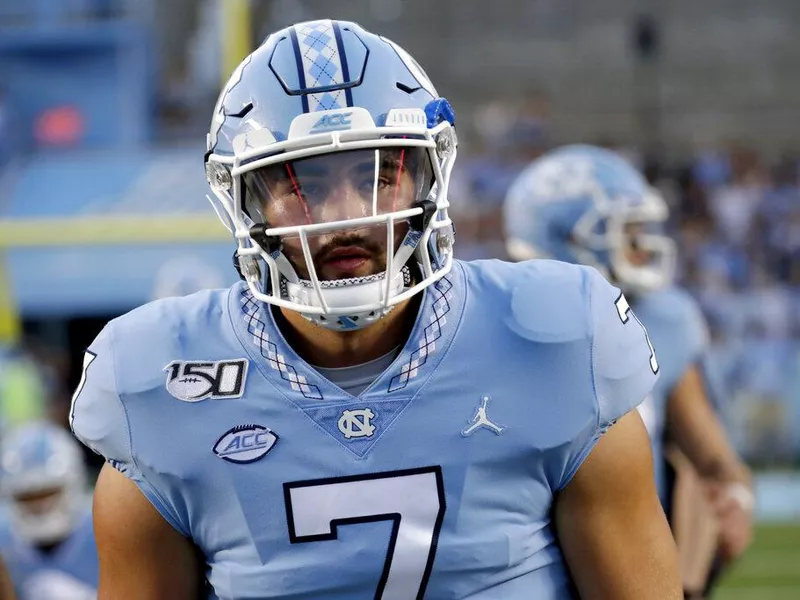 North Carolina quarterback Sam Howell