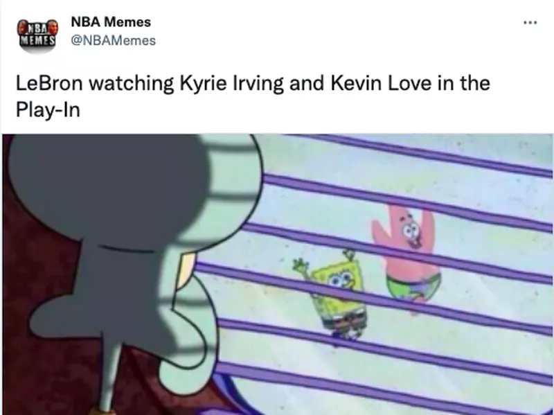 LeBron, Spongebob meme