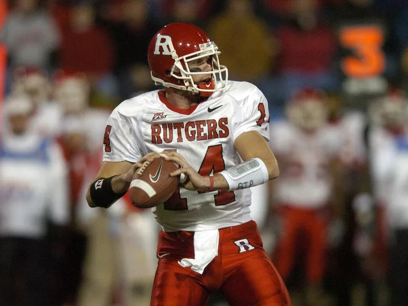 Rutgers quarterback Mike Teel