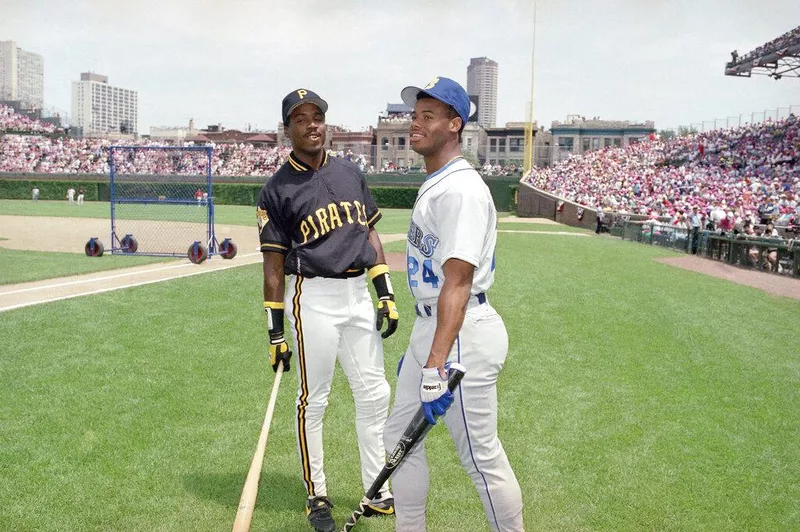 Barry Bonds and Ken Griffey Jr.