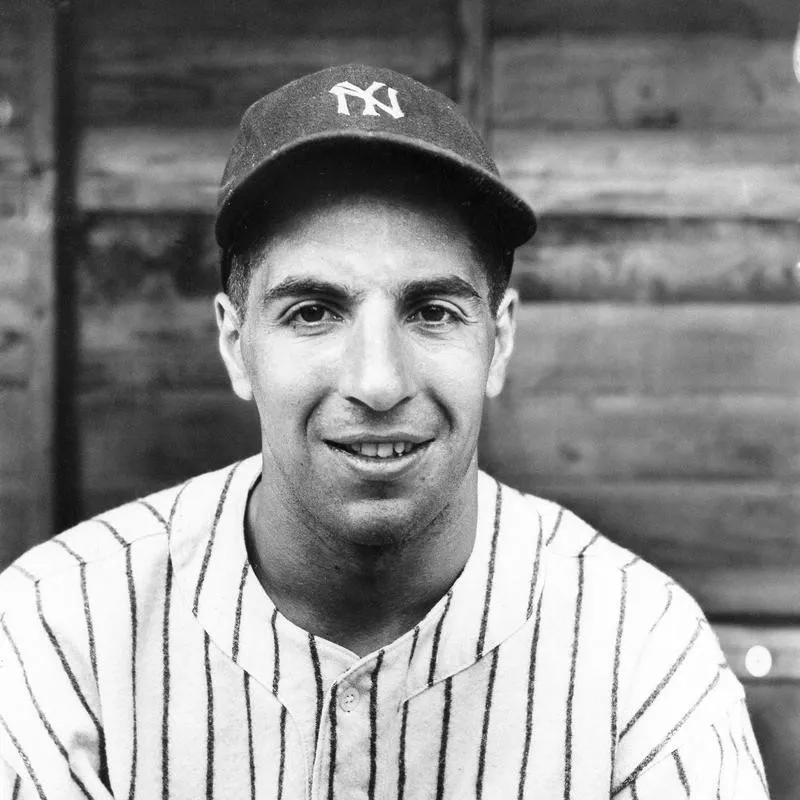 Phil Rizzuto posing