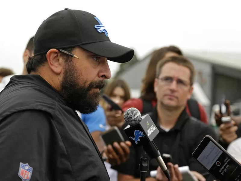 Detroit Lions coach Matt Patricia